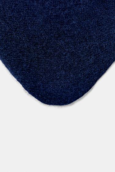 WOOL AND CASHMERE BANDANA - Blue by Zara - Image 2