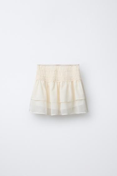 SHORT-SAIA DE GASA - Manteiga da Zara - Imagem 0