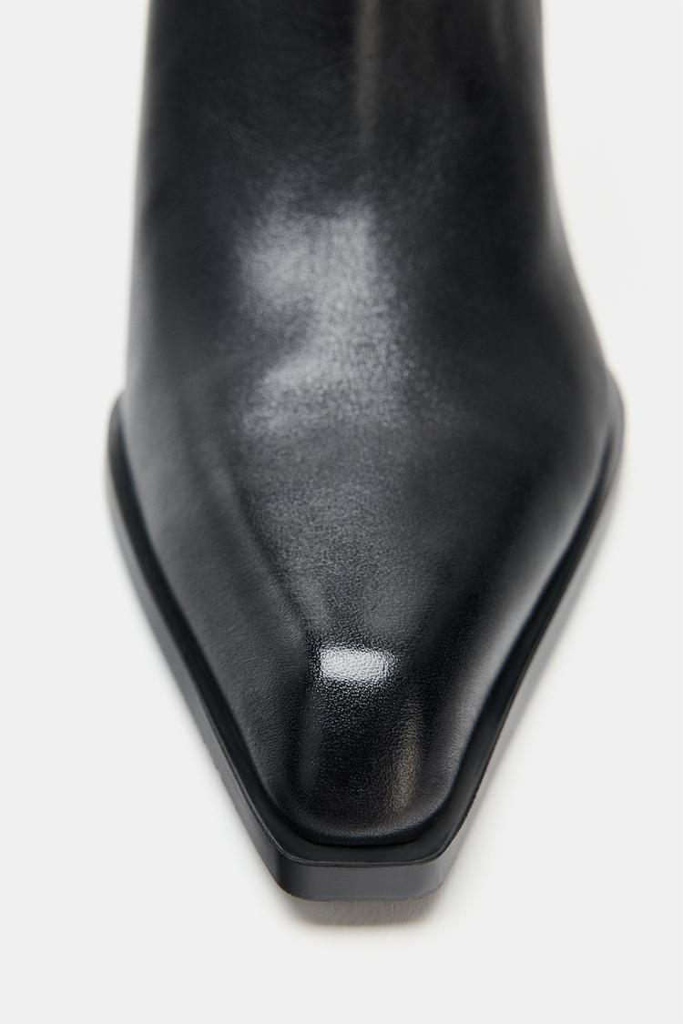 Botines vaqueros de cuero 7