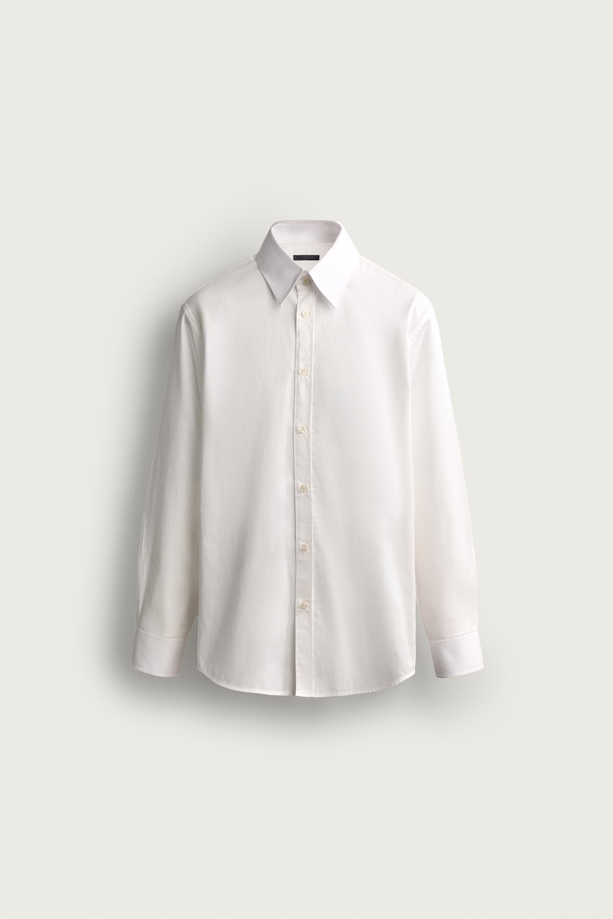 CHEMISE RELAXED FIT COTON