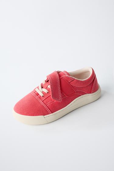 COTTON SNEAKERS - Red by Zara - Image 2