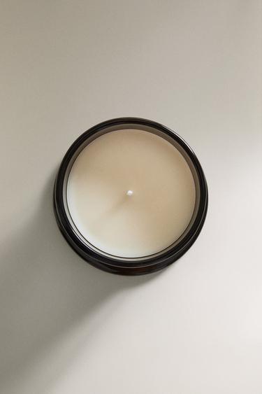(140 G) CUIR NUIT SCENTED CANDLE - charcoal grey by Zara - Image 2