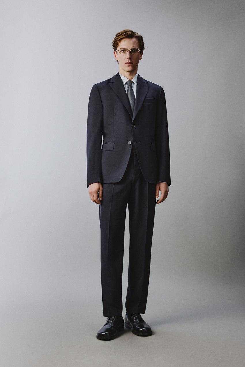 blue egyptian dress Boy's Black Label Peak Lapel Suit main image 0