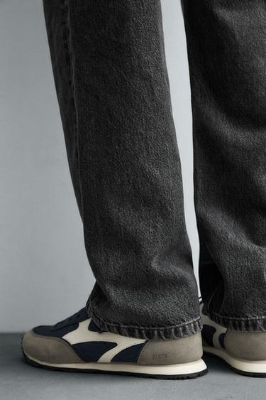 BASKETS STYLE RÉTRO - Bleu de Zara - Image 3