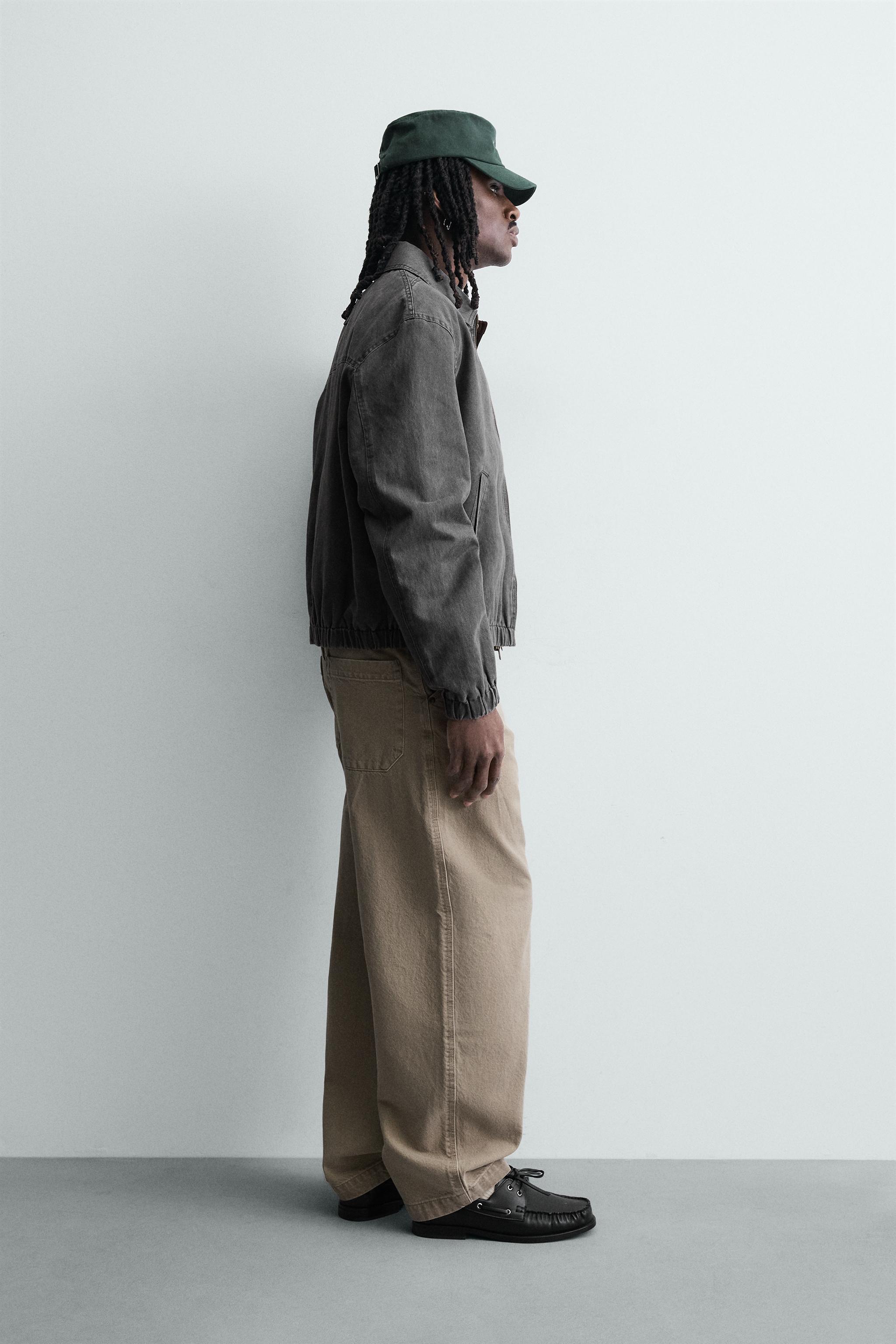 BLOUSON EFFET DAIM DÉLAVÉ