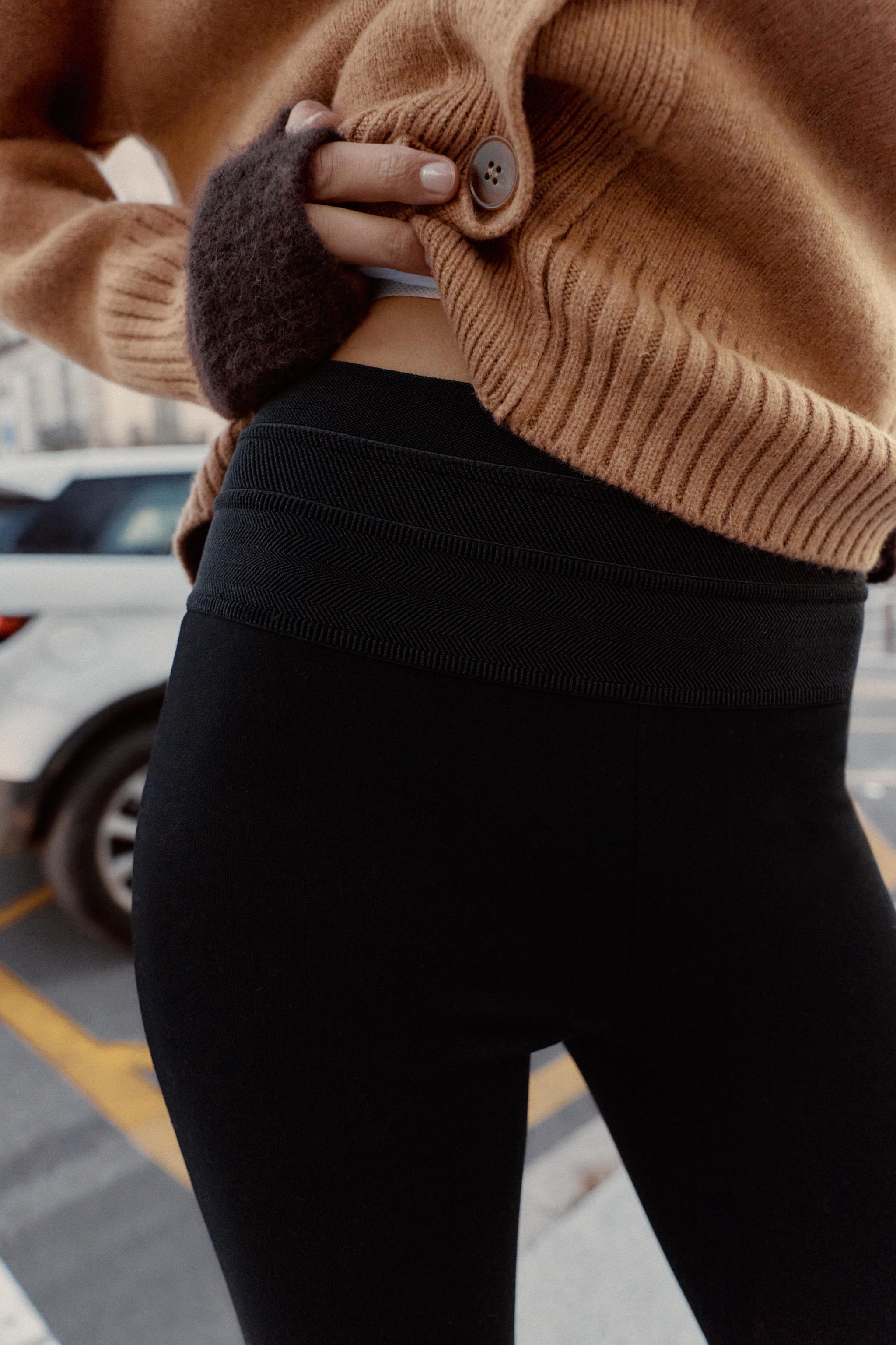 PANTALON TAILLE HAUTE SLIM ZIPS BAS