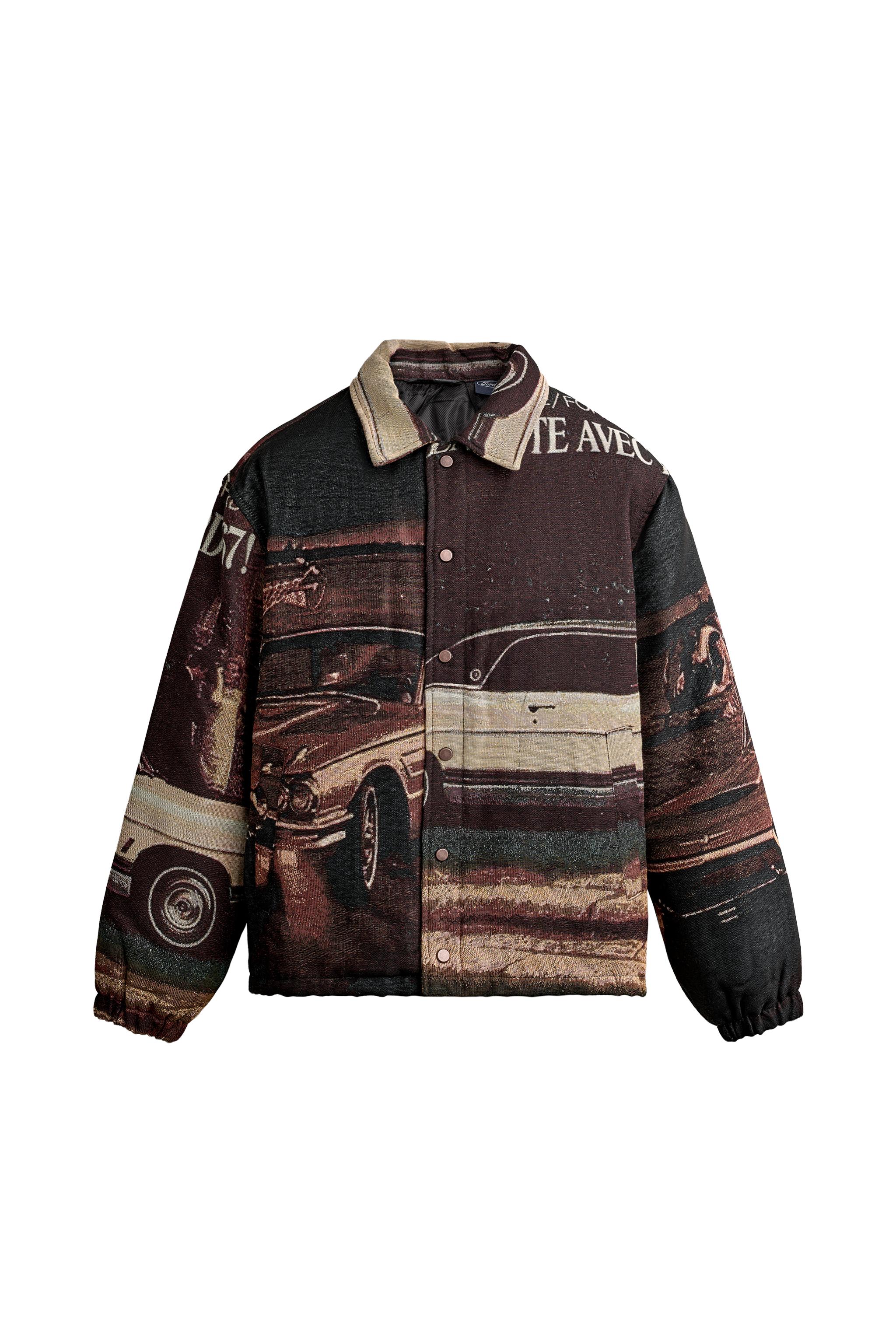 FORD © JACQUARD QUILTED JACKET - Printed | ZARA United States
