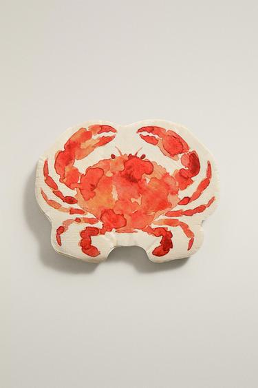 PAPIRSERVIETTER MED KRABBE (PAKKE MED 20 STK.) - orange fra Zara