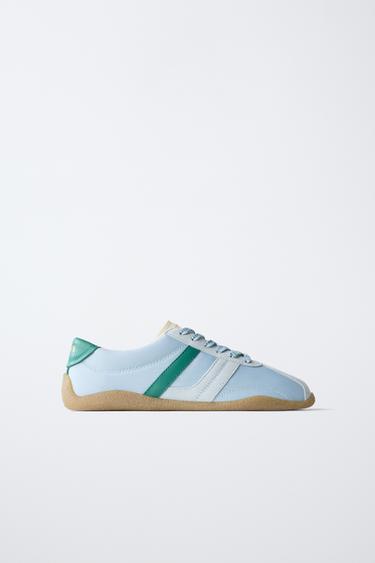 SLIM SOLE SNEAKERS - Blue by Zara