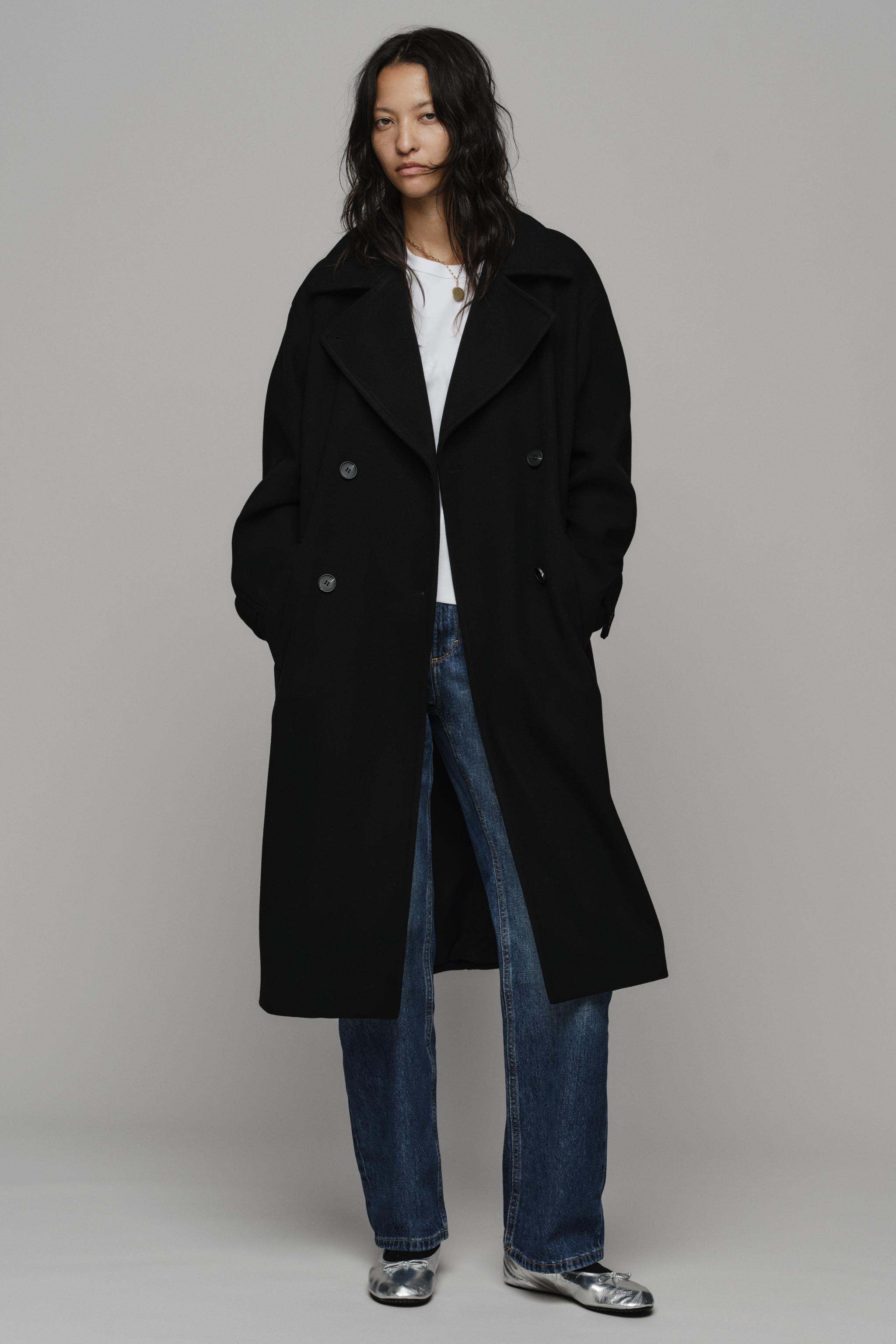 ソフト オーバーサイズコート - ブラウン | ZARA Japan / 日本