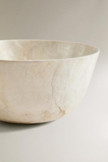 MOTHER-OF-PEARL BOWL - Light beige by Zara - Image 3