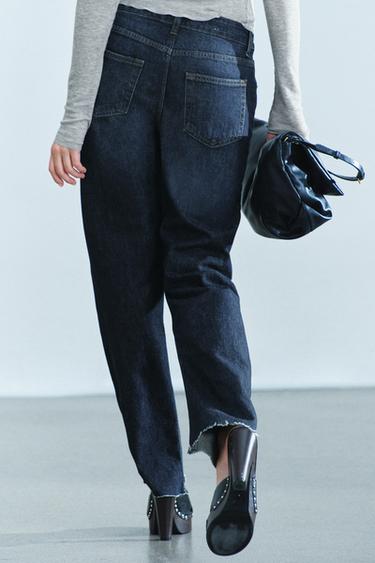 JEAN ZW COLLECTION THE SPLIT SEAM DROIT TAILLE BASSE - Bleu de Zara - Image 2
