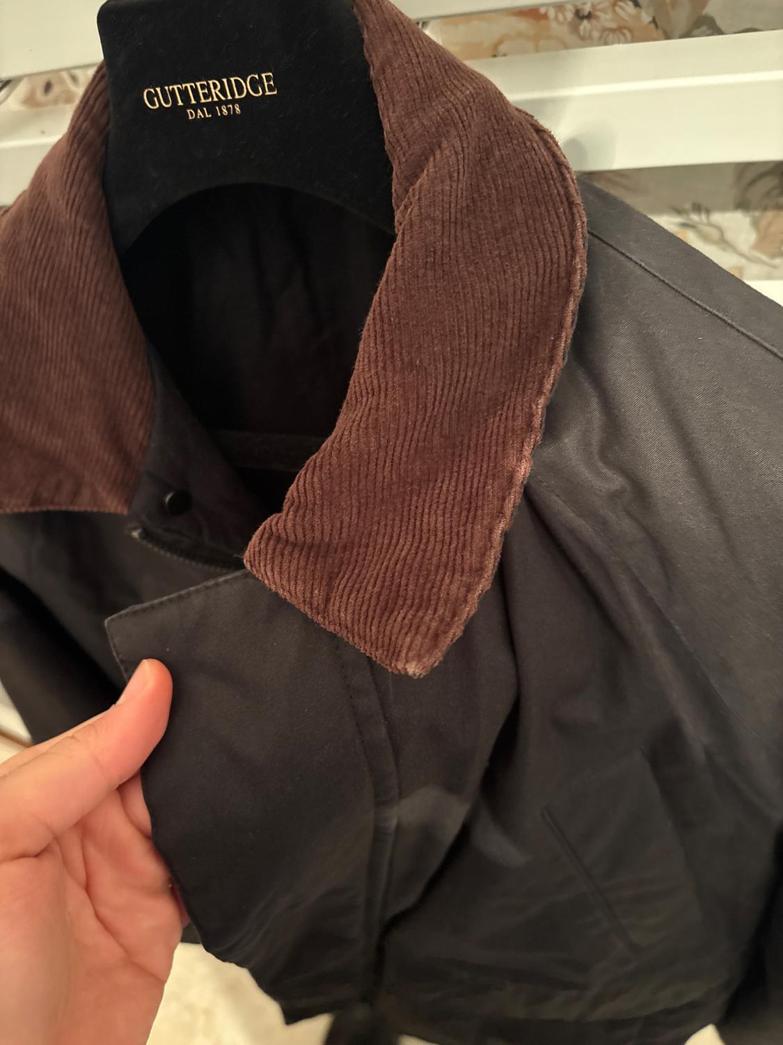 WAXED JACKET WITH CONTRAST COLLAR - Image 3