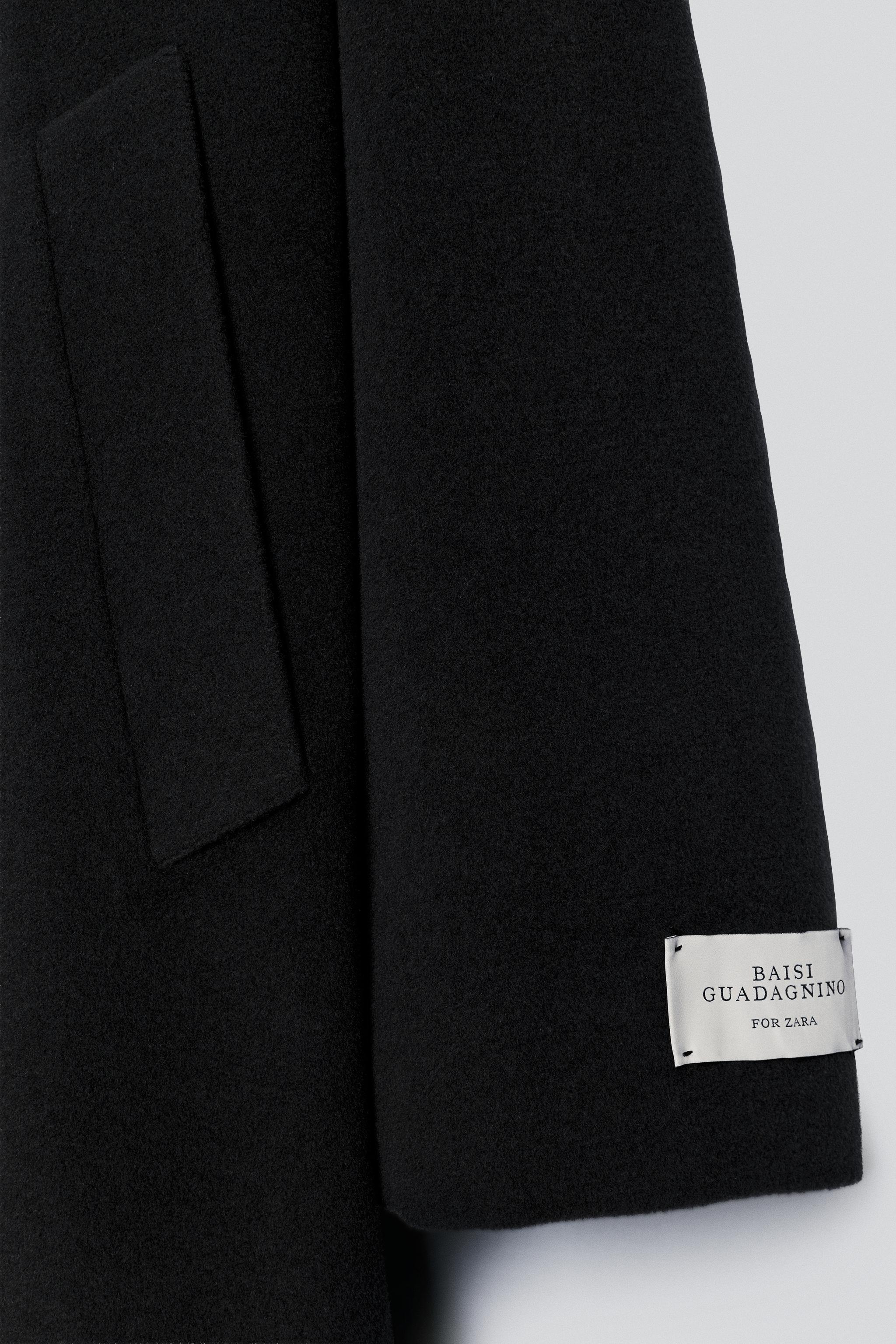 MANTEAU LONG CONTRASTE