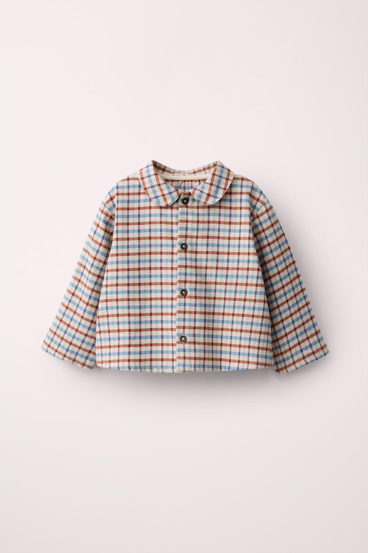 Camisa estampado cuadros created by caramel london x zara