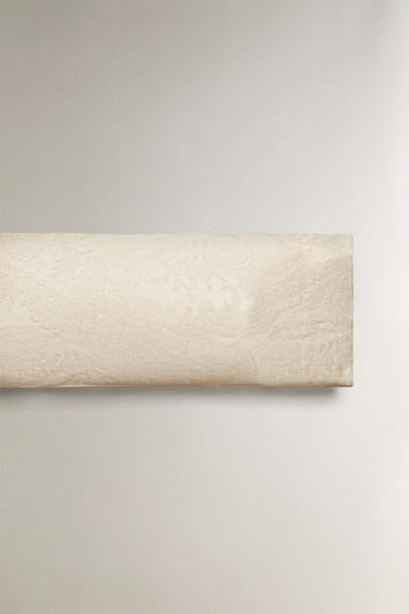 PAISLEY PRINT SATEEN PILLOWCASE - Ecru by Zara - Image 4