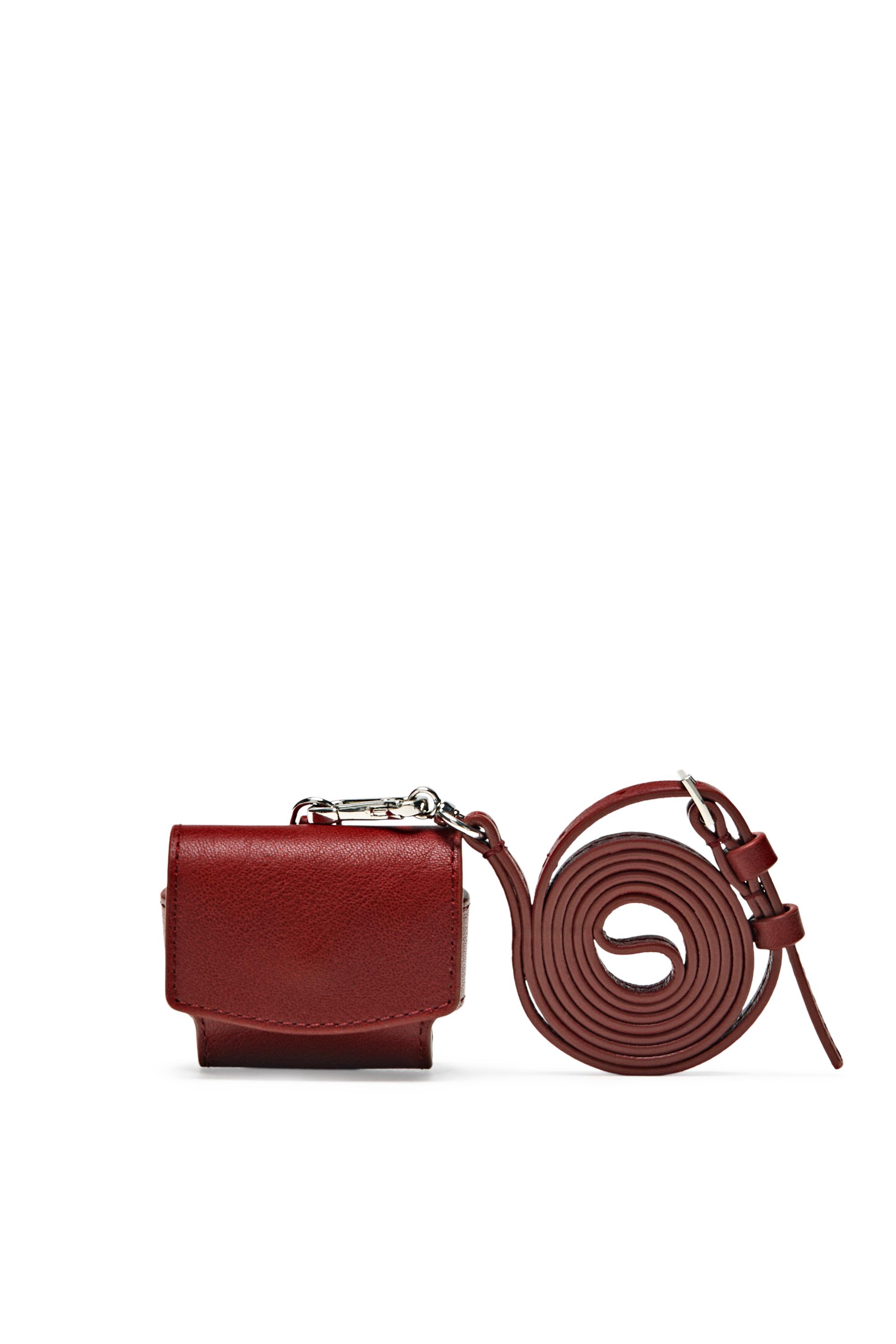 Nappa leather AirPods case - Red | ZARA United States