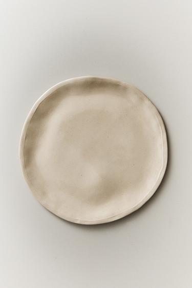 STONEWARE DINNER PLATE - Cream by Zara - Image 4