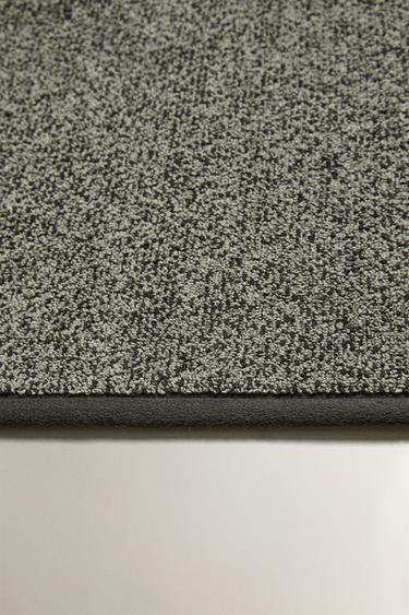 MELANGE-EFFECT BATH MAT - Dark green by Zara - Image 1