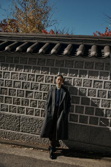 SOFT OVERSIZED COAT - Grey by Zara