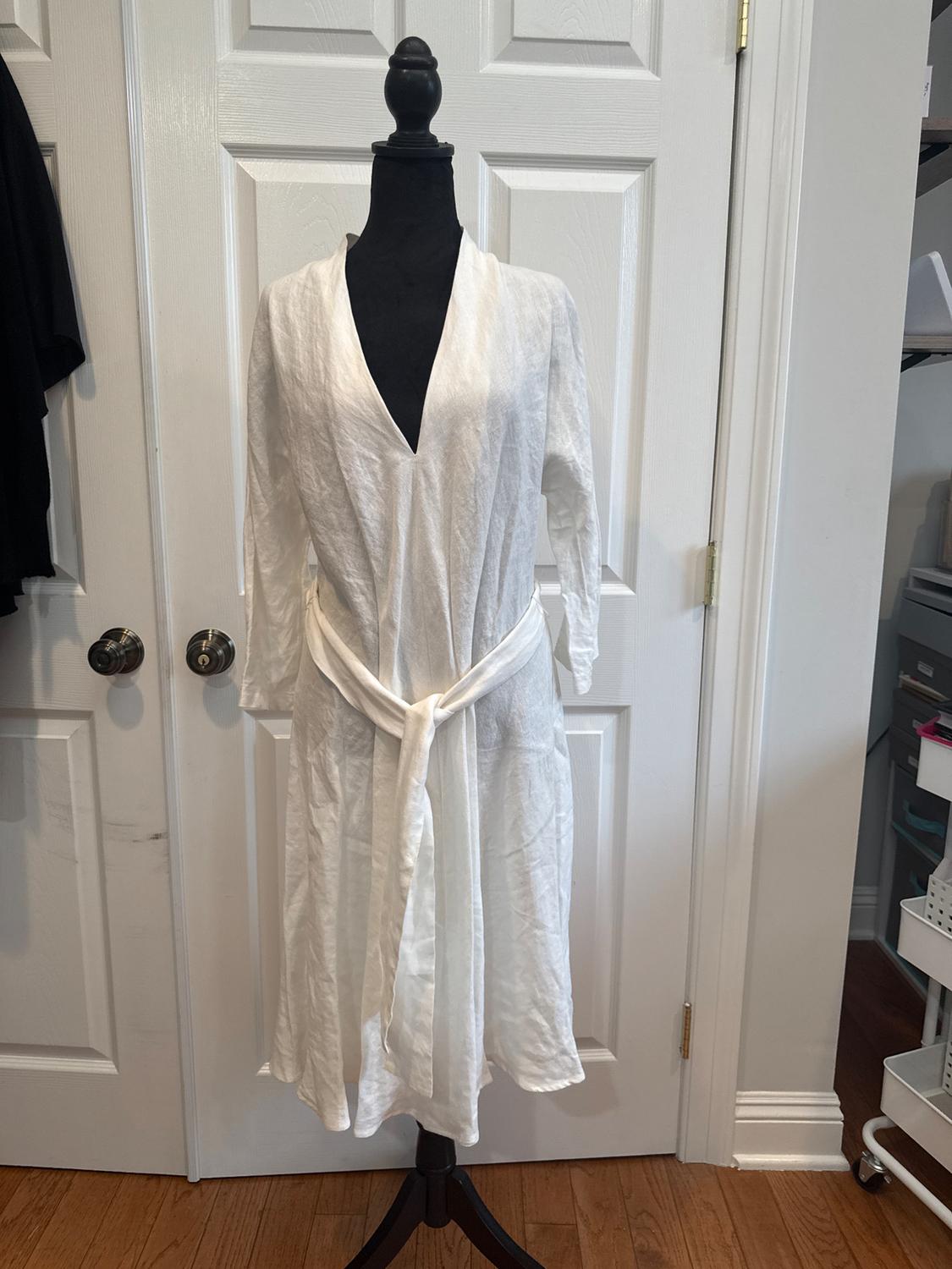 VESTIDO LINO CINTURÓN - Image 2