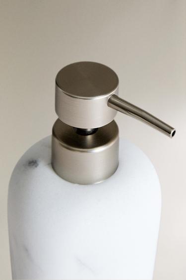 MARBLE-EFFECT SOAP DISPENSER - Grey by Zara - Image 2