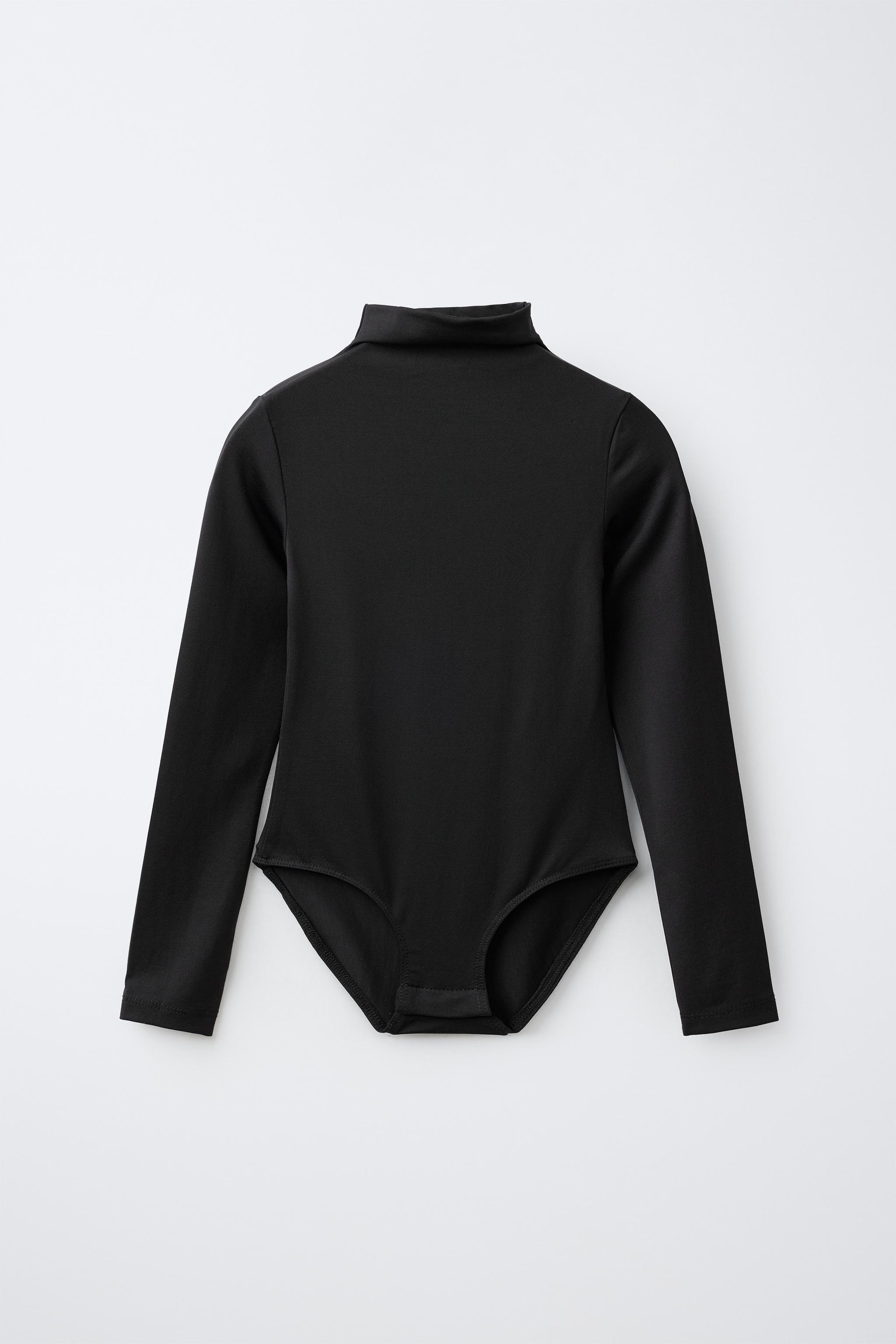 LONG-SLEEVE POLYAMIDE BODYSUIT