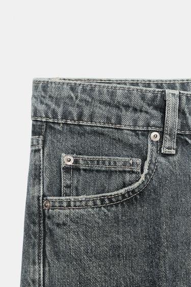 JEAN ZW COLLECTION DROIT TAILLE BASSE - Bleu délavé de Zara - Image 7