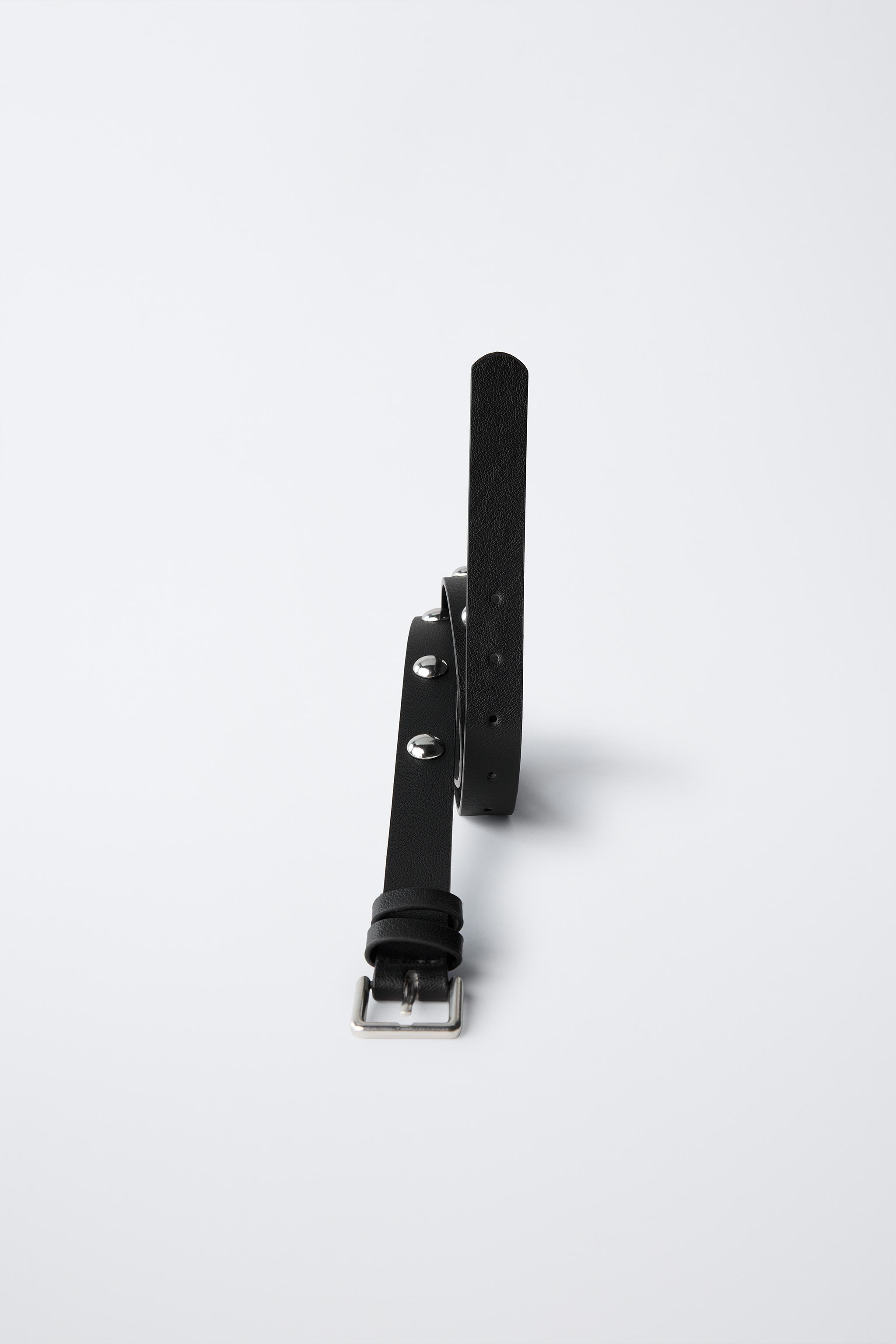 STUDDED BELT - Black | ZARA United States