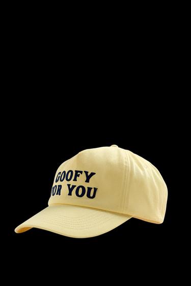 Zara TEXT CAP HARRY LAMBERT FOR ZARA X DISNEY - Yellow