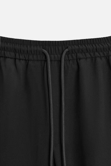 TECHNICAL TROUSERS WITH SIDE PANEL - Black by Zara - Image 6