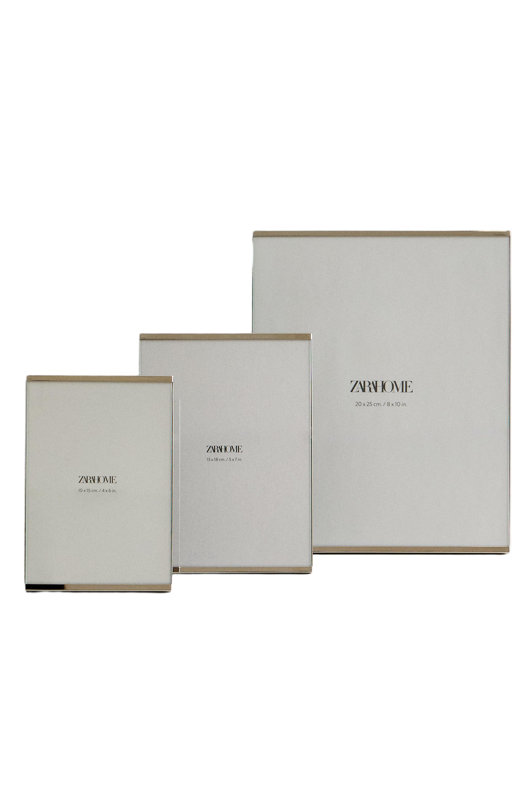 シルバーメタルフォトフレーム - シルバー | ZARA Japan / 日本