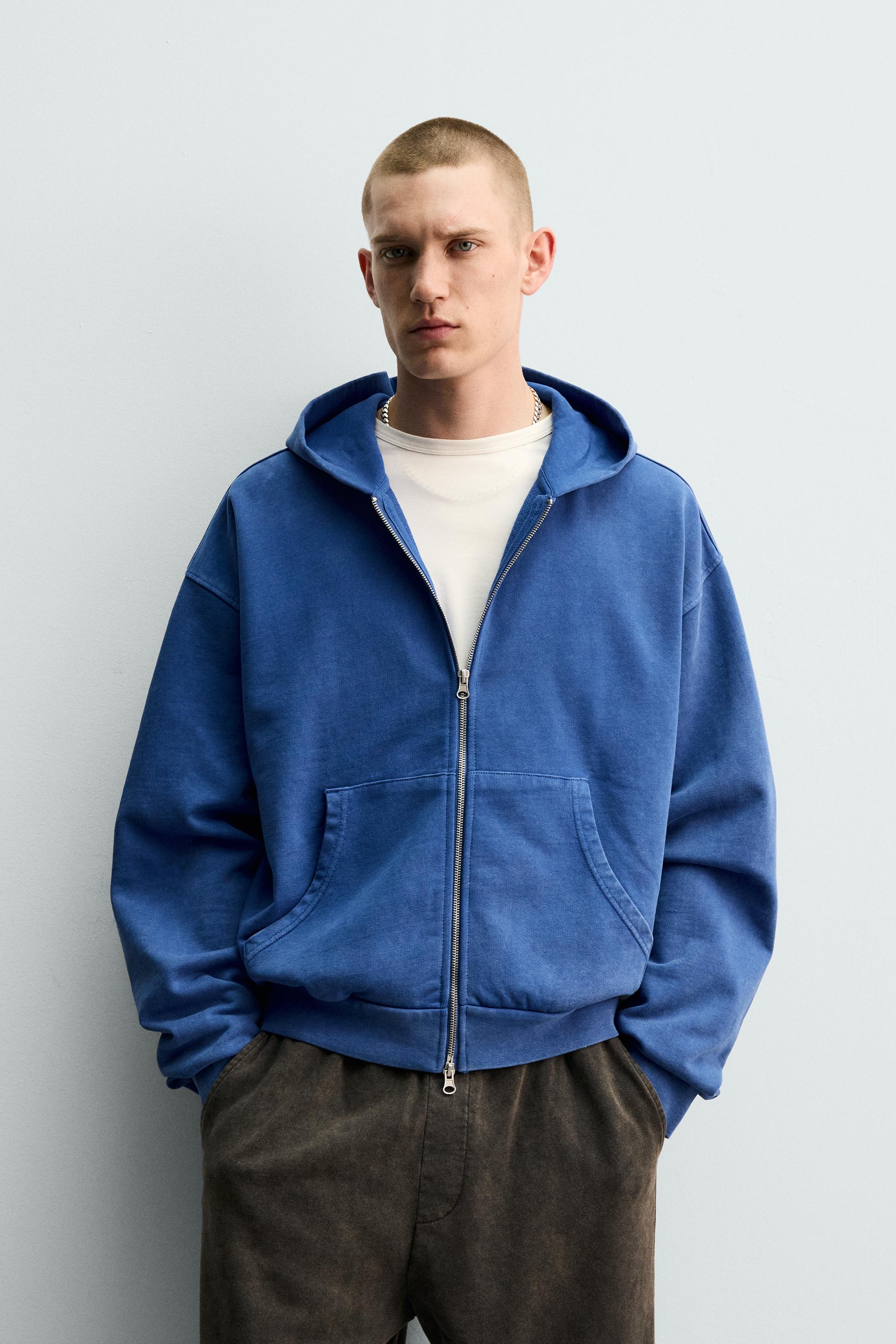 WASHED ZIP HOODIE