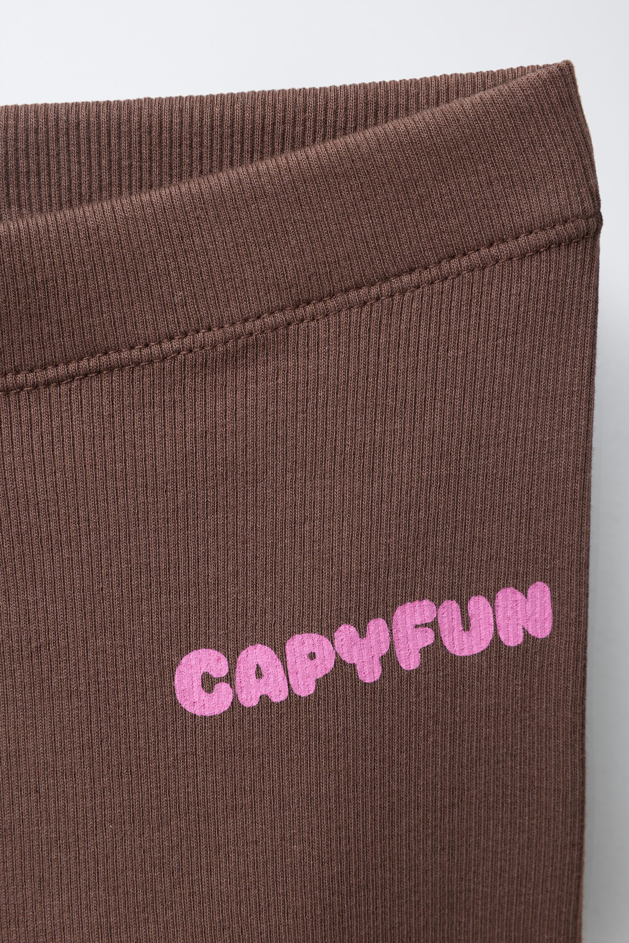 CAPYBARA CAPYFUN © RIB SWEATSHIRT AND LEGGING SET