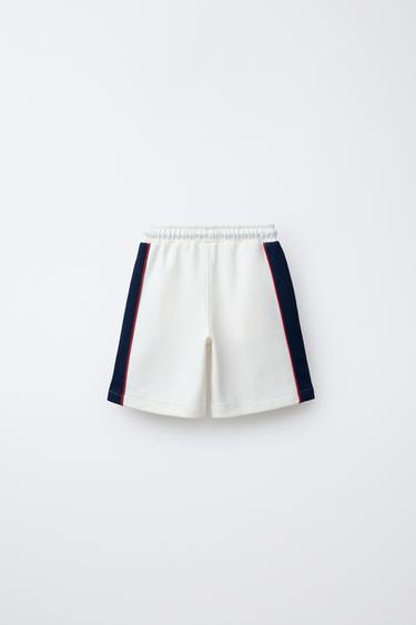 SHORT IMPRIMÉ PSG ® - Écru de Zara - Image 1