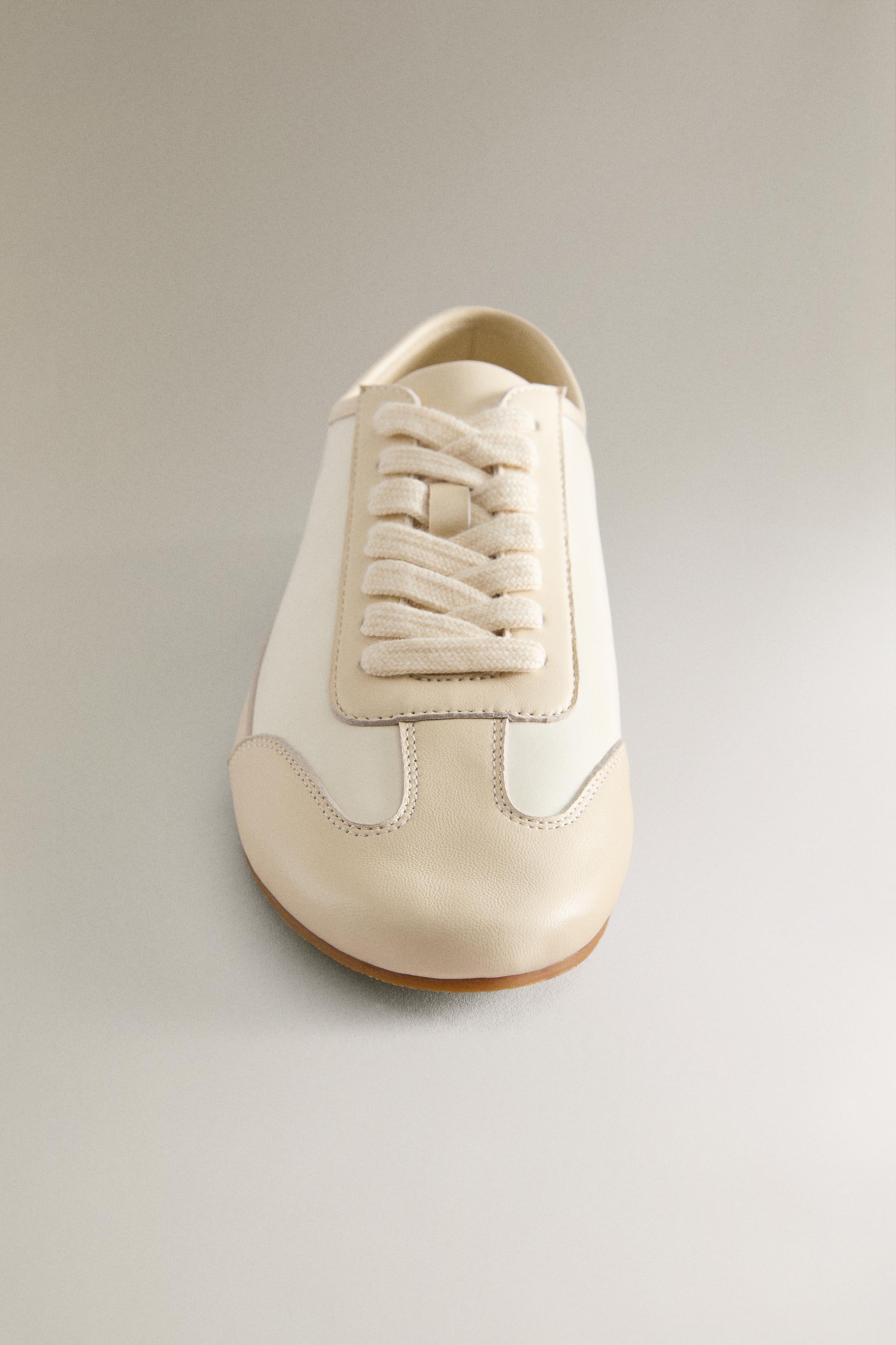 Обувь Zara LEATHER SPORTS SHOE — фото 3