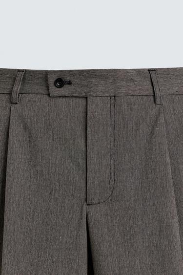 RELAXED WIDE-LEG CARGO BERMUDA SHORTS - Dark tan by Zara - Image 9