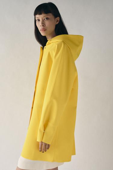 RUBBERISED JACKET ZW COLLECTION - Yellow by Zara - Image 3