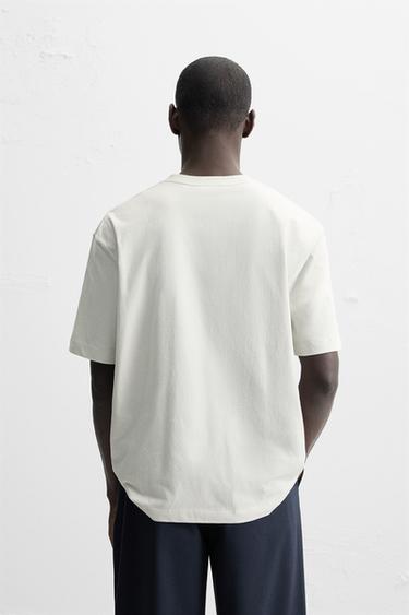 @RAFAEL MOURA PHOTO T-SHIRT - Pearl grey by Zara - Image 2
