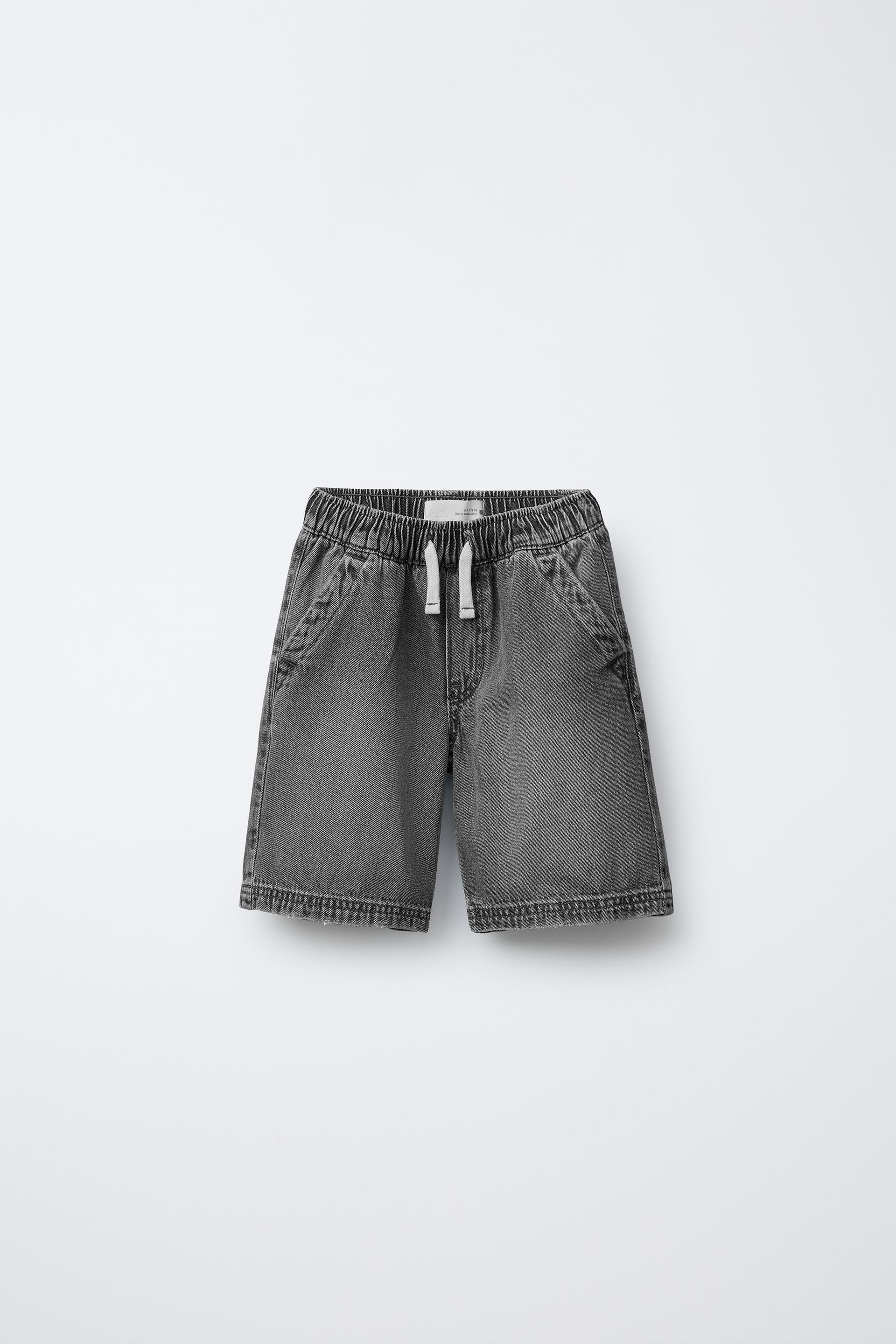 LOOSE FIT DENIM BERMUDA SHORTS