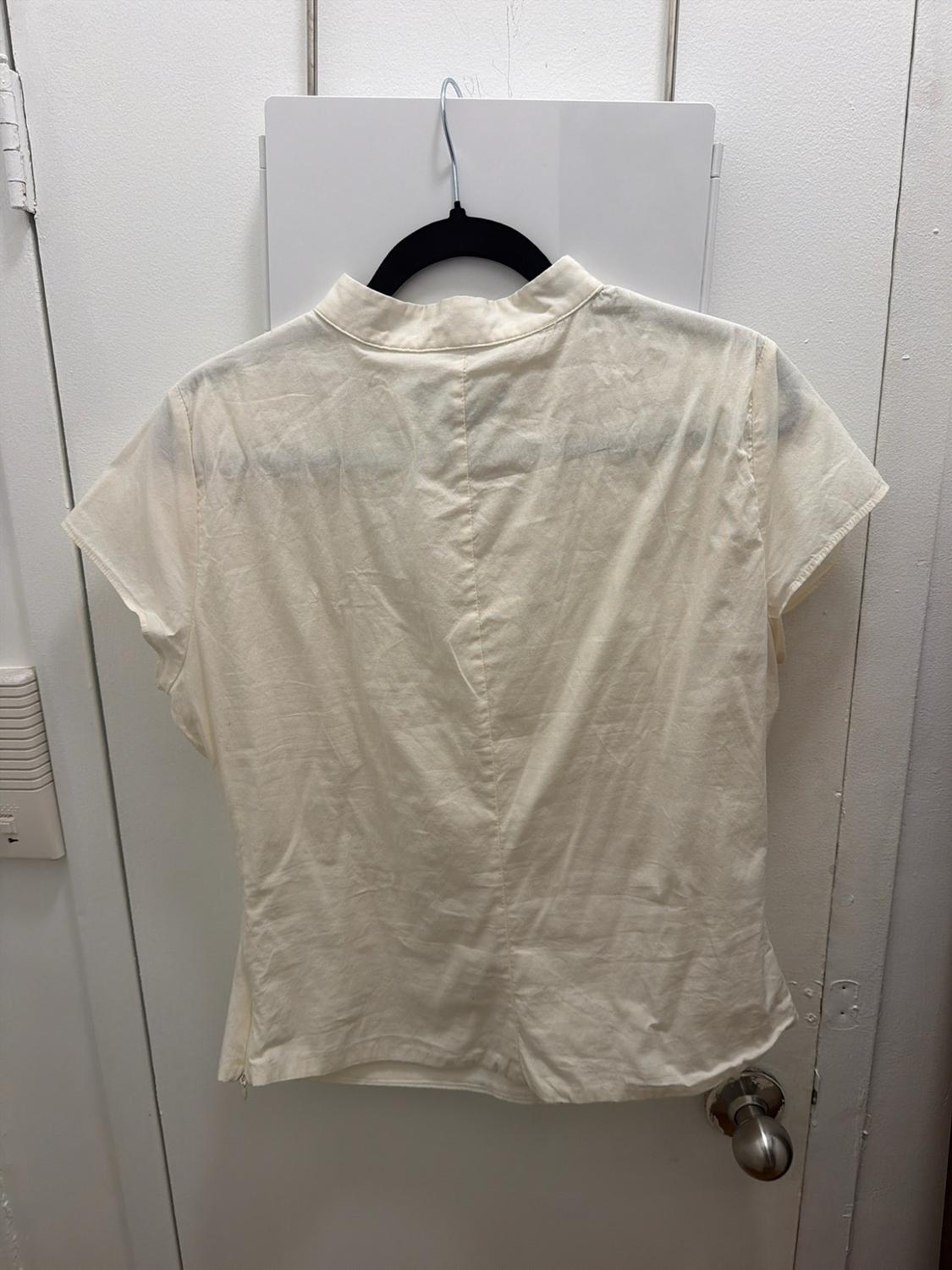 MANDARIN COLLAR VENTED TOP - Image 3