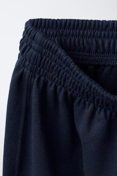 INTERLOCK WIDE-LEG TROUSERS - Navy blue by Zara - Image 2