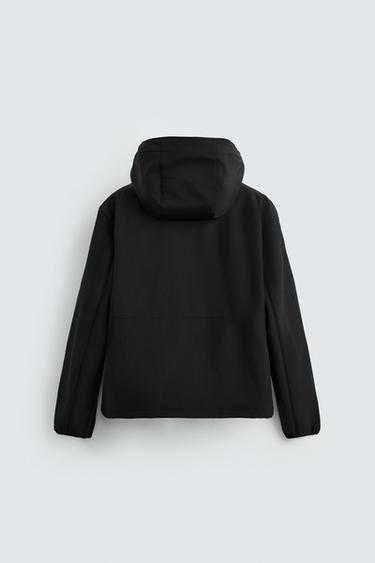 BLOUSON TECHNIQUE COMBINÉ POLAIRE - Noir de Zara - Image 6