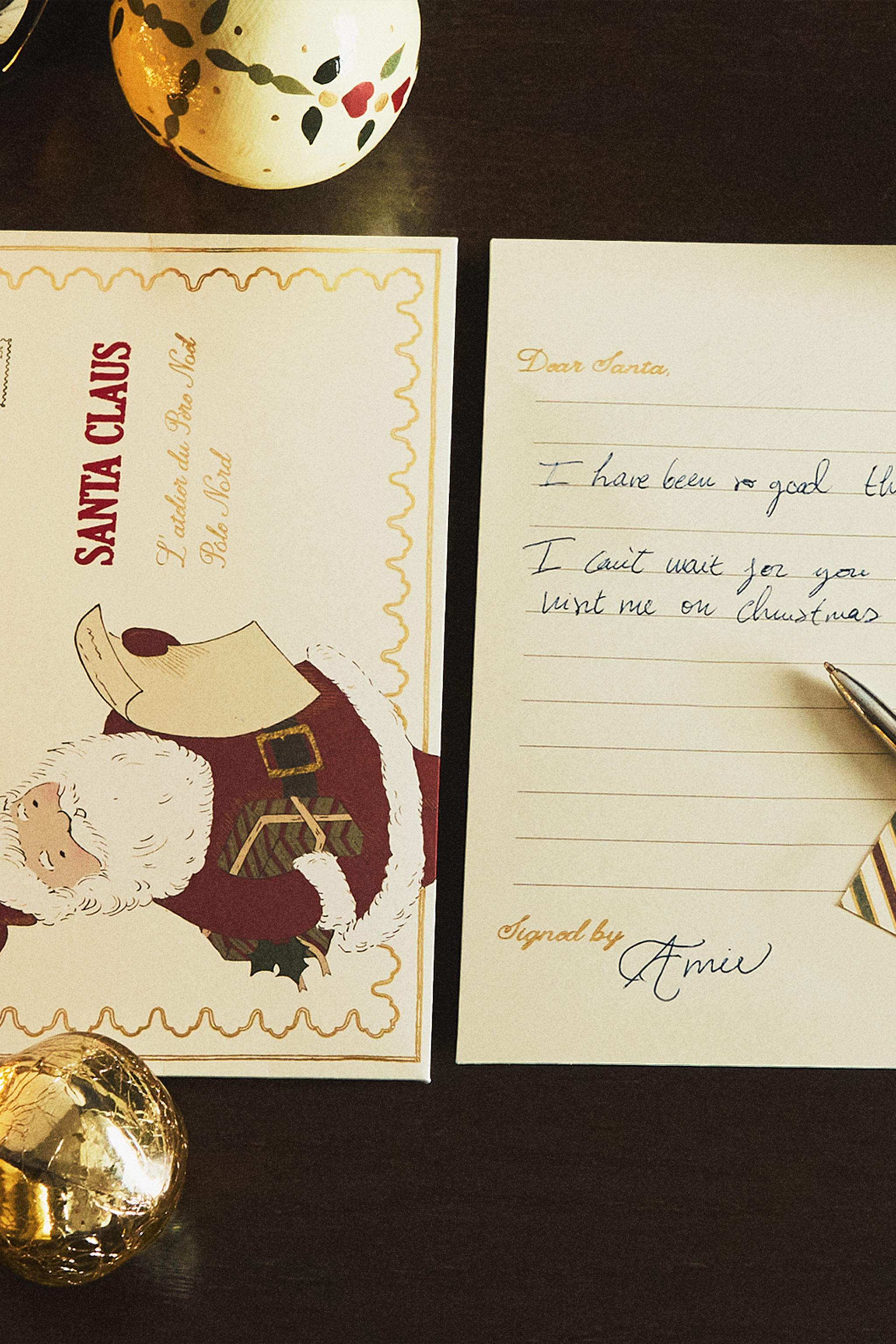 ENSEMBLE LETTRES ENFANT PÈRE NOËL NOËL