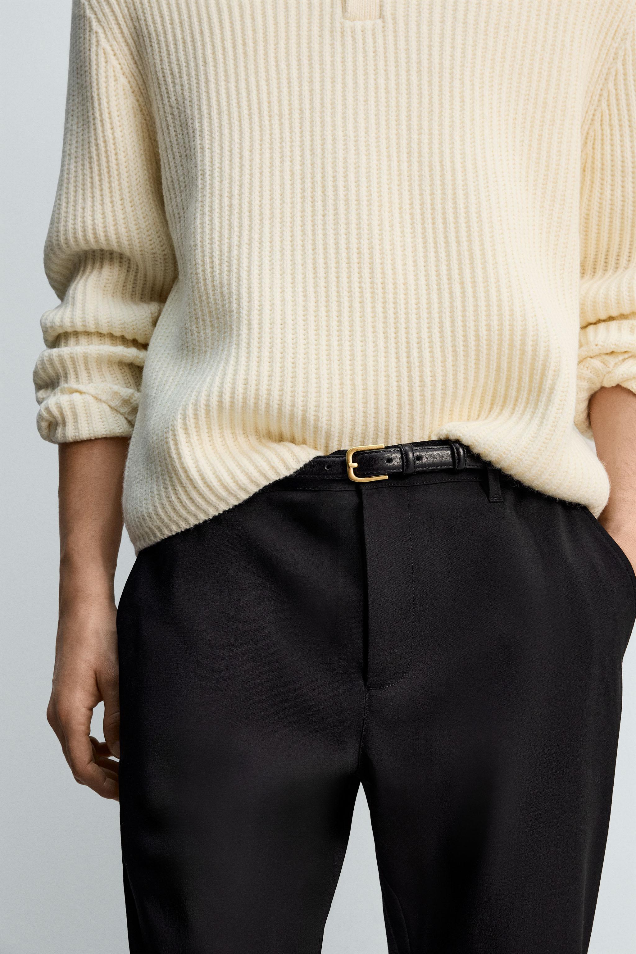 Мужские брюки Zara COMFORT SLIM FIT PANTS — фото 5