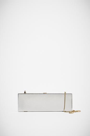CLUTCH RÍGIDA METALIZADA - Multicolor de Zara