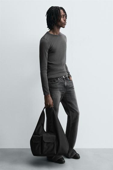 MULTI-POCKET SHOPPER BAG - Black by Zara - Image 0