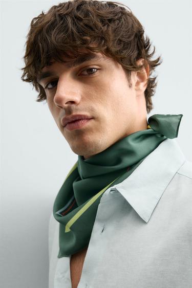 BANDANA FLUIDE IMPRIMÉ GÉOMÉTRIQUE - divers de Zara - Image 1