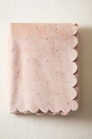 COSY GLITTER CHILDREN’S BLANKET - Пастельно-рожевий Zara