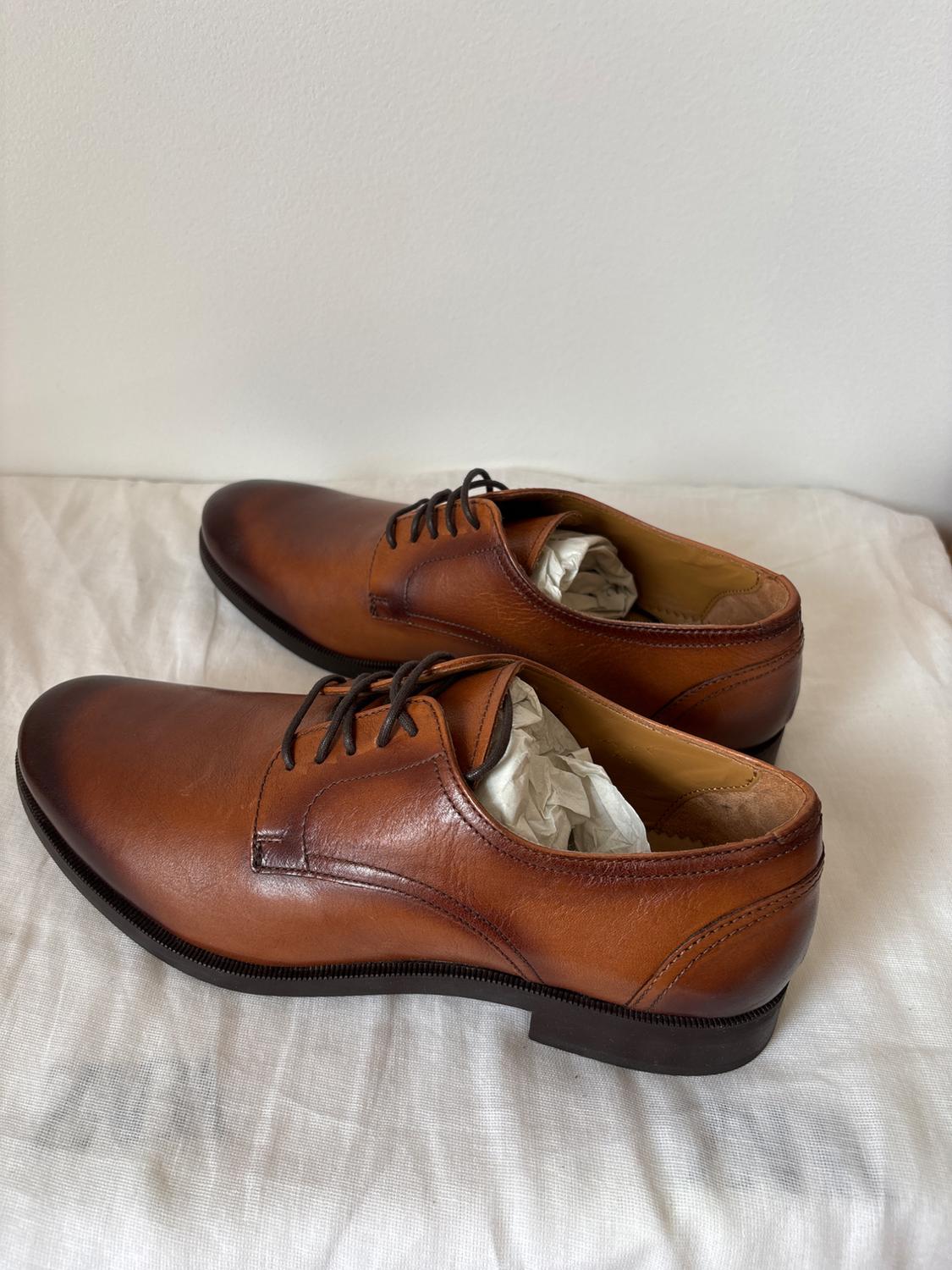 ZARA NEW CONDITION DRESS SHOES IN LEATHER - Image 5